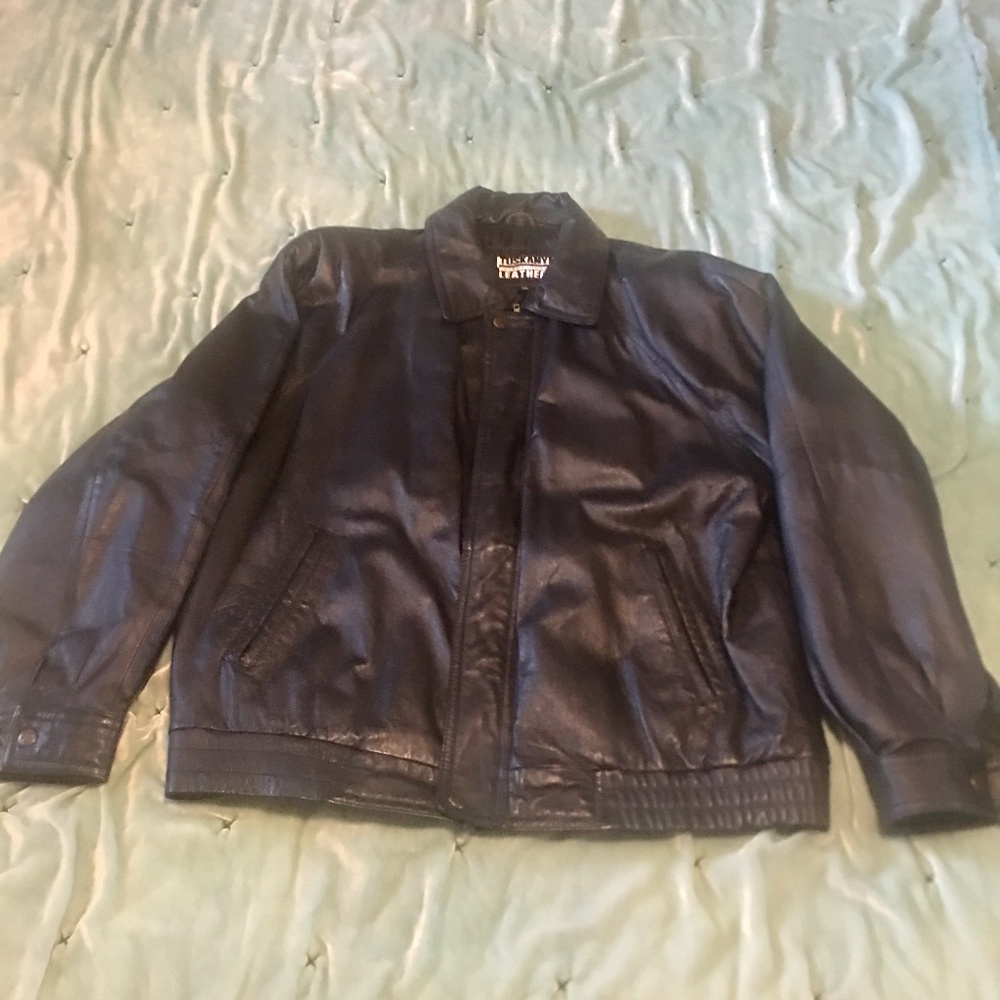 TUSKANY LEATHER  MENS JACKET SIZE XL